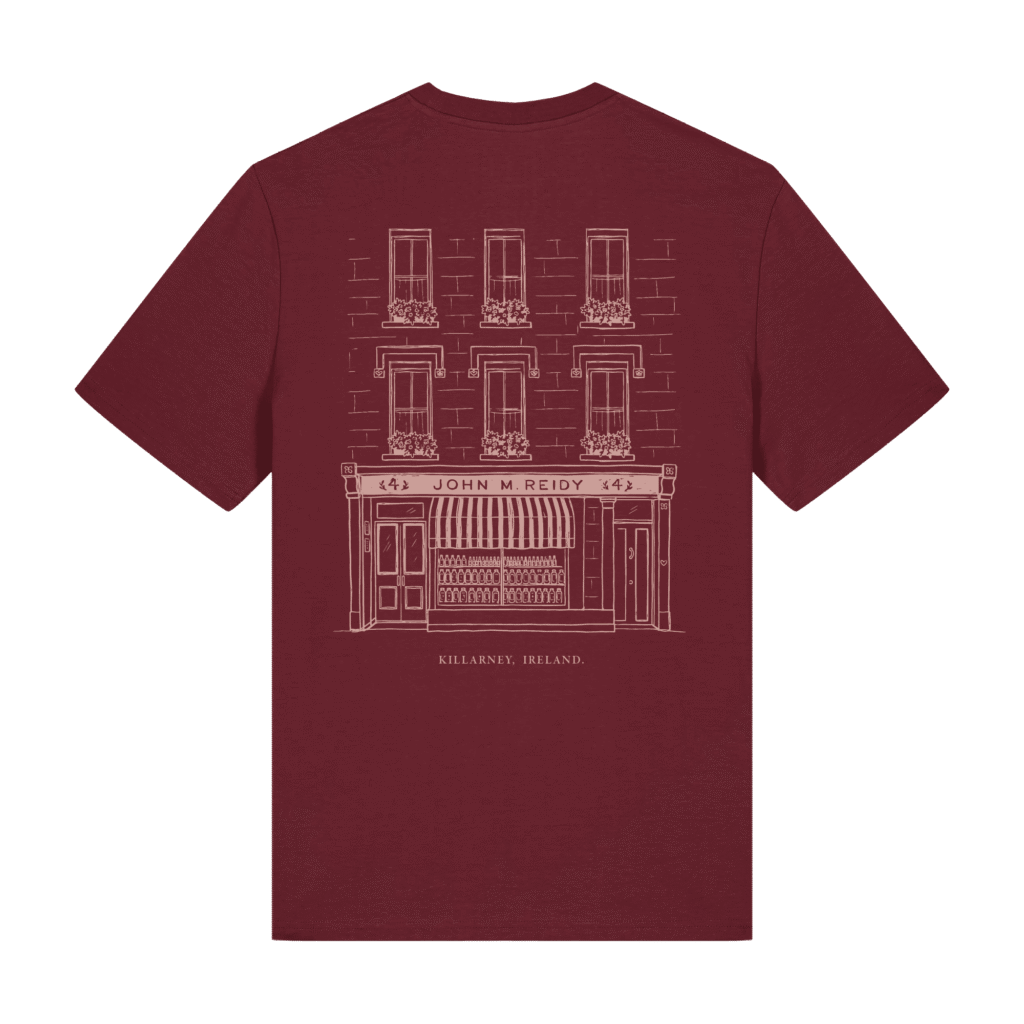 Sweetshop Pub Tee | Burgundy