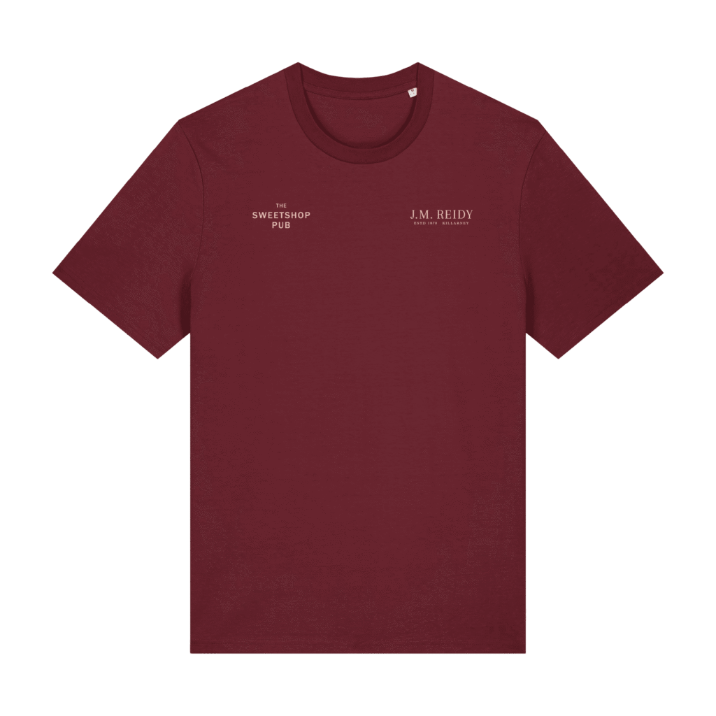 Sweetshop Pub Tee | Burgundy